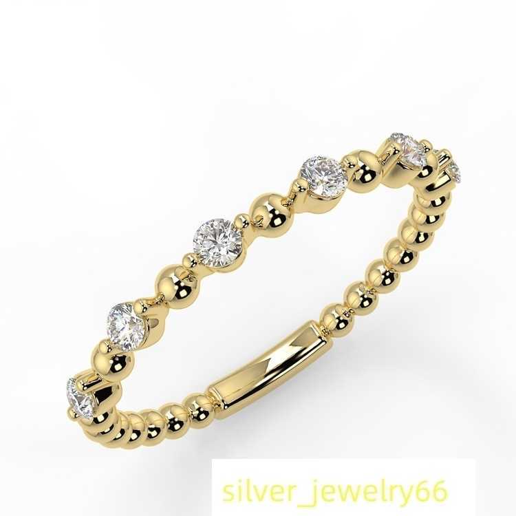 Wholesale 18K Solid Gold Women Elegant Ring Anti Tarnish Ring Trend Rings