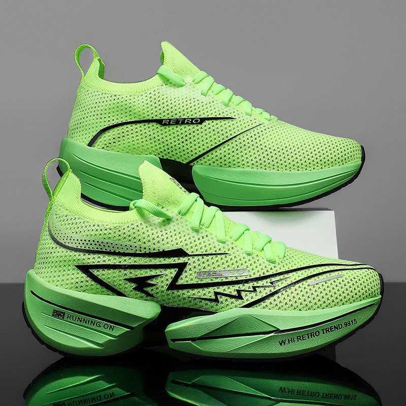 Carbon Plate Marathon Men Sports Running Shoes Breathable NEW top Lightweight Wens Cfortable Athletic Nonskid Air Cushion Sneakers Z250220
