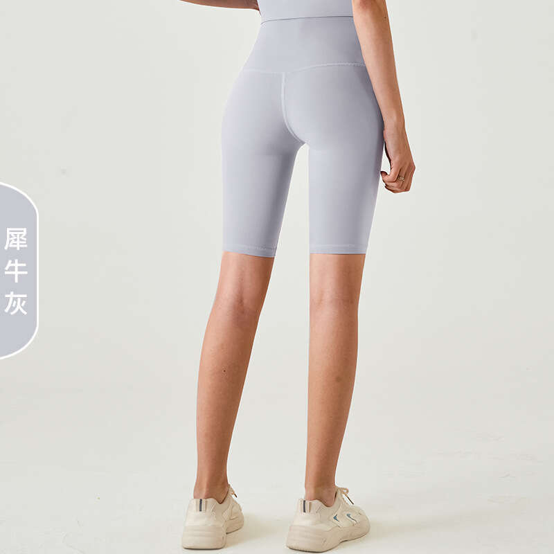 Yoga pants for women in summer, nude riding quick drying, hip lifting, fiess high waisted sports five quarter pants, yoga shorts, 2025 new style, chic