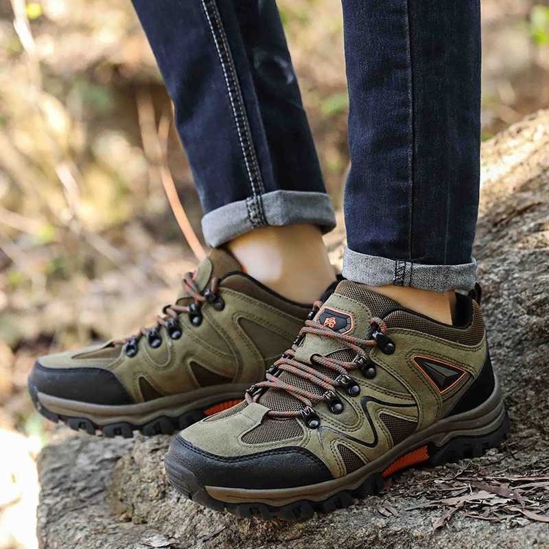 New Mens Hiking Shoes Breathable Lace Up M Light NEW Top Cushioning Quality Outdoor Climbing Tourism Sneakers For Men Trekking Shoe Z250220