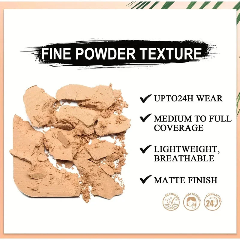 3color Dark Powder Bronze Skin Foundation Oil Control Concealer Brighten The Face Create Threedimensional Makeup 250217