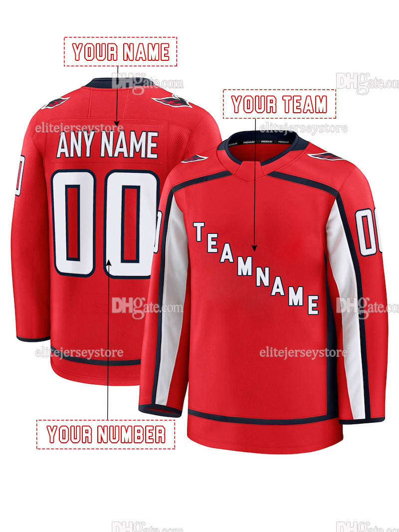 Personalized Custom YOUTH Alex Ovechkin 2025-26 Third Jersey Nicklas Backstrom Strome McMichael Pierre-Luc Dubois Tom Wilson John Carlson Jakob Chychr