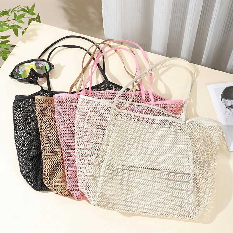 Summer Fashion Beach Swimming Tote Bag Women Large Capacity Travel Storage Bags Multifunctional Shopping Wallet Travel Bag Z250219