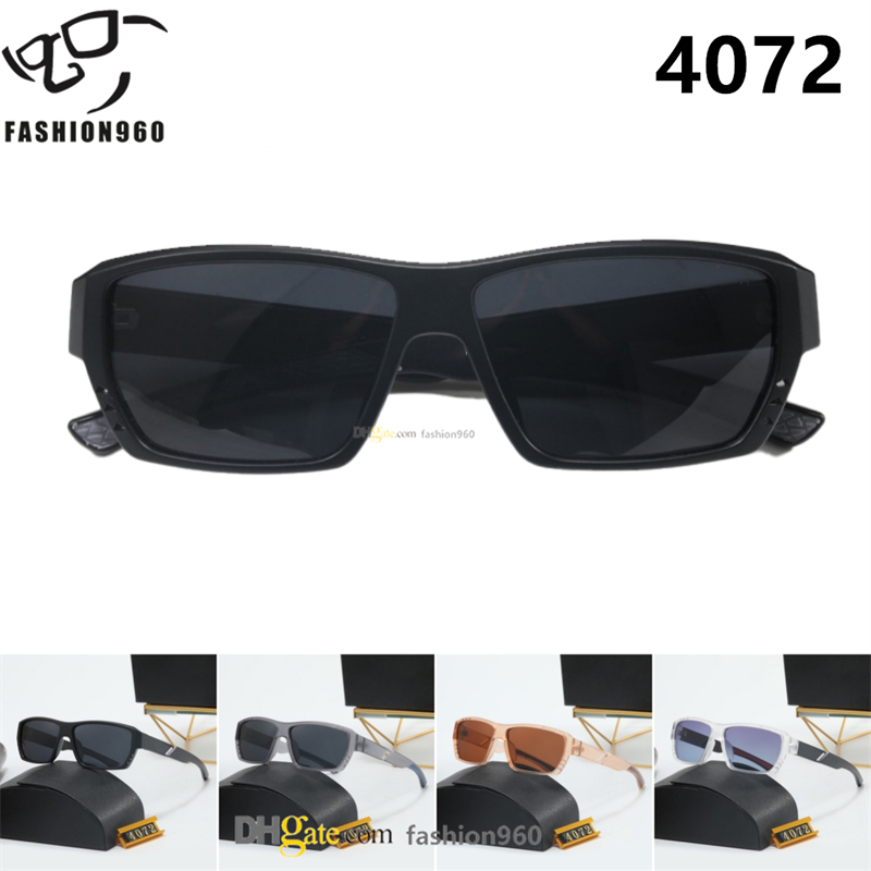 Retro Mens designer sunglasses for Women Classic Luxury Brand PC frame Triangle Designer Popular Travel Driving Ourdoor Sun Glasses lunette Oculos De Sol 4072