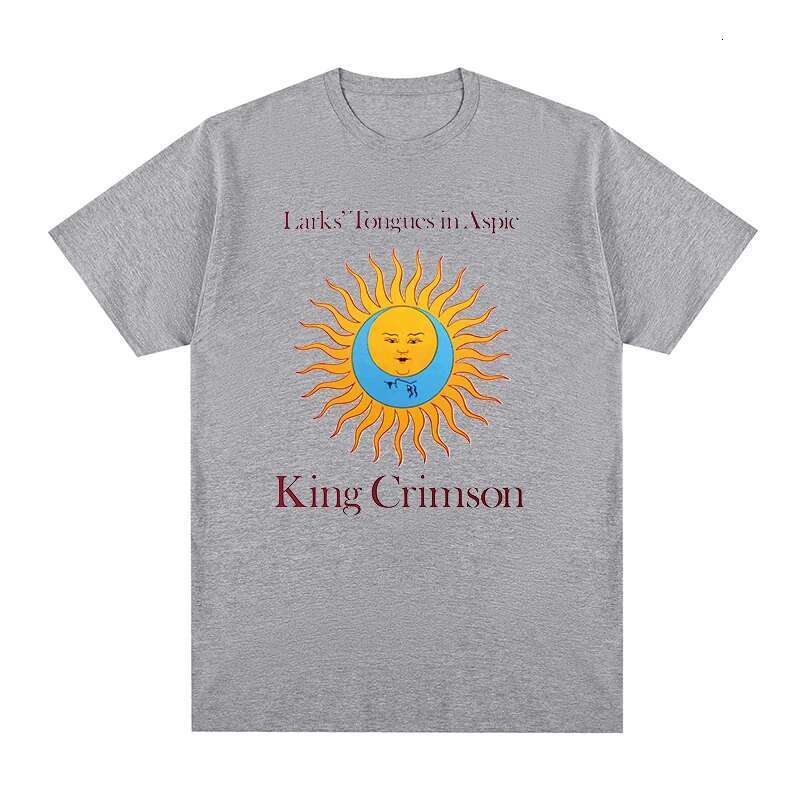 King Crimson Cotton T-shirt for men and women, with rock music print, graphic, trend