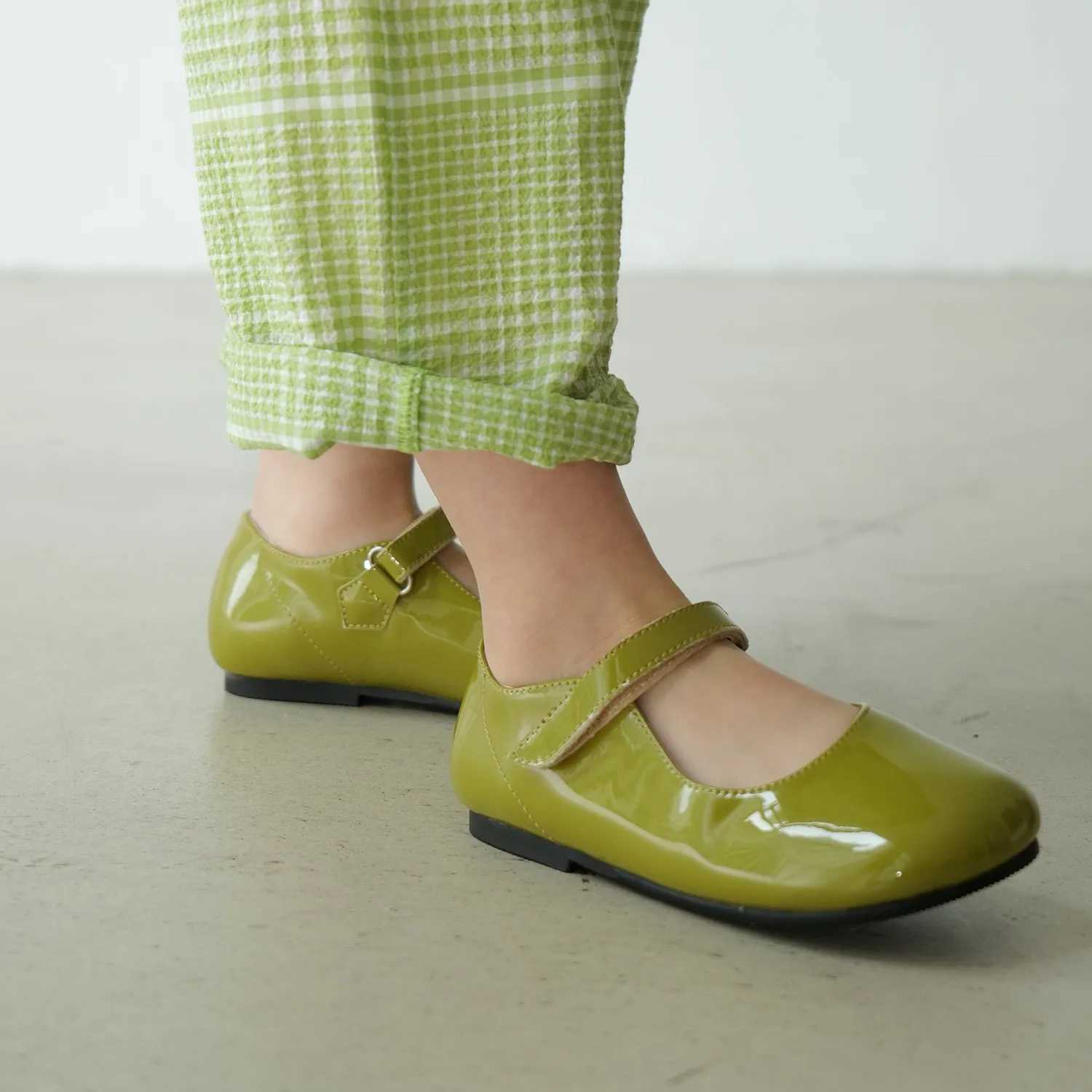 Mary Jane Baby Girls Casual Shoes Soft Sole Retro Patent Leather Spring Summer Fashion Childrens Flats 2-6T X250220