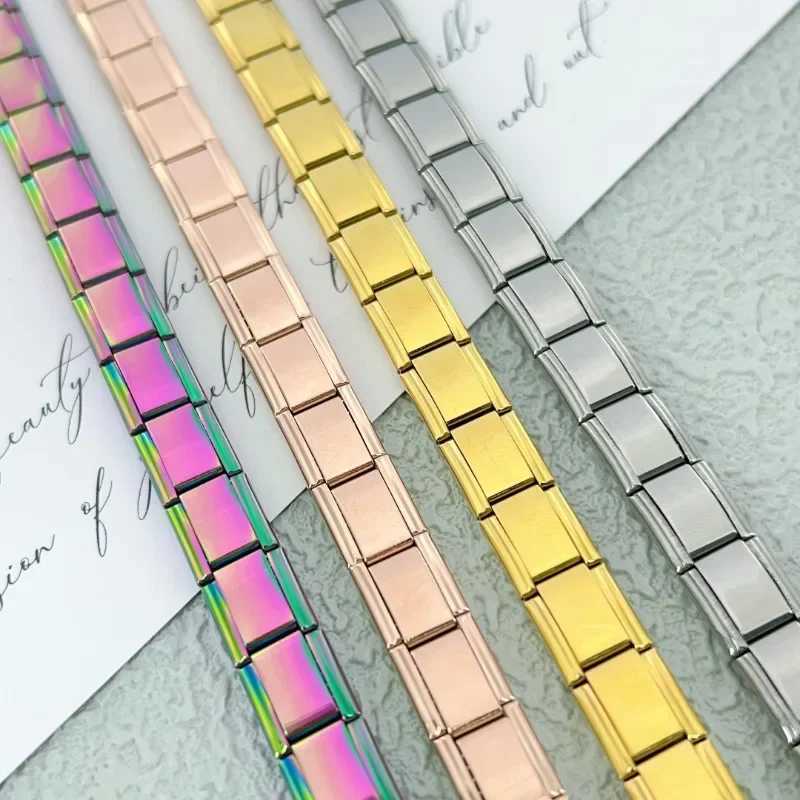 CONCEPT 2024 Hot Sales Me Fashion New Italian Charm Bracelet Stainl Steel One Article 18 Modules 9mm Bracelet JewelryXJ250219