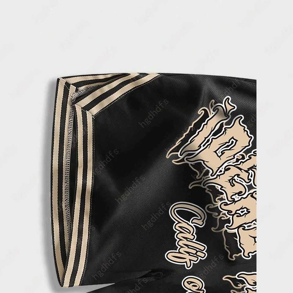 2024 Street Life Mens Drawstring Waist Graphic Striped Shorts For Absorb Sweat Outdoors Exercise Fashion Adult Kid Shorts X250220