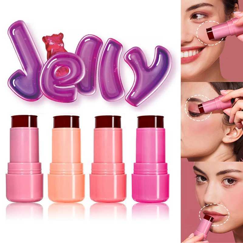 Grape Jelly B Lipstick Red Tint Lip and Cheek Dual-use Ber Cream Long Lasting Waterproof Rouge Cheek Color Lip BalmW250220