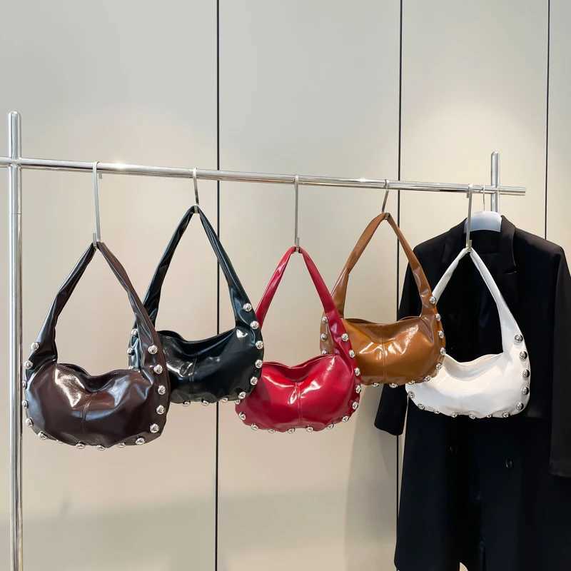 LEFTSIDE Punk Style Design Mini PU Leather Shoulder Bag 2024 Y2K Fashion Luxury Underwear Bag Womens Handbag Y250218
