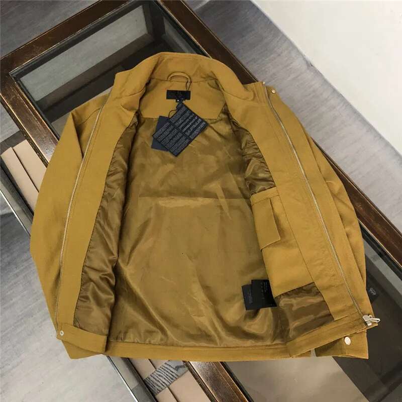 Men's Jackets Designer Stand Collar Jacquard Button Up Cardigan Subhine Jacket