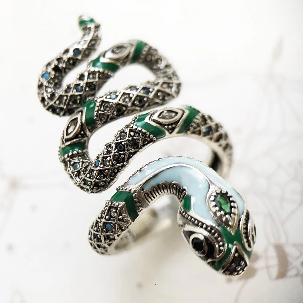 Blue Snake Ring Bohemia Fashion Jewelry For Women 250220