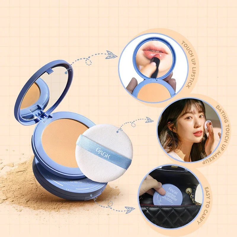 Translucent Bronzer Powder Makeup Nude Face Oil Control Matte Brighten Waterproof Set Press Loose Powder Korean Dupes Cosmetics 250214