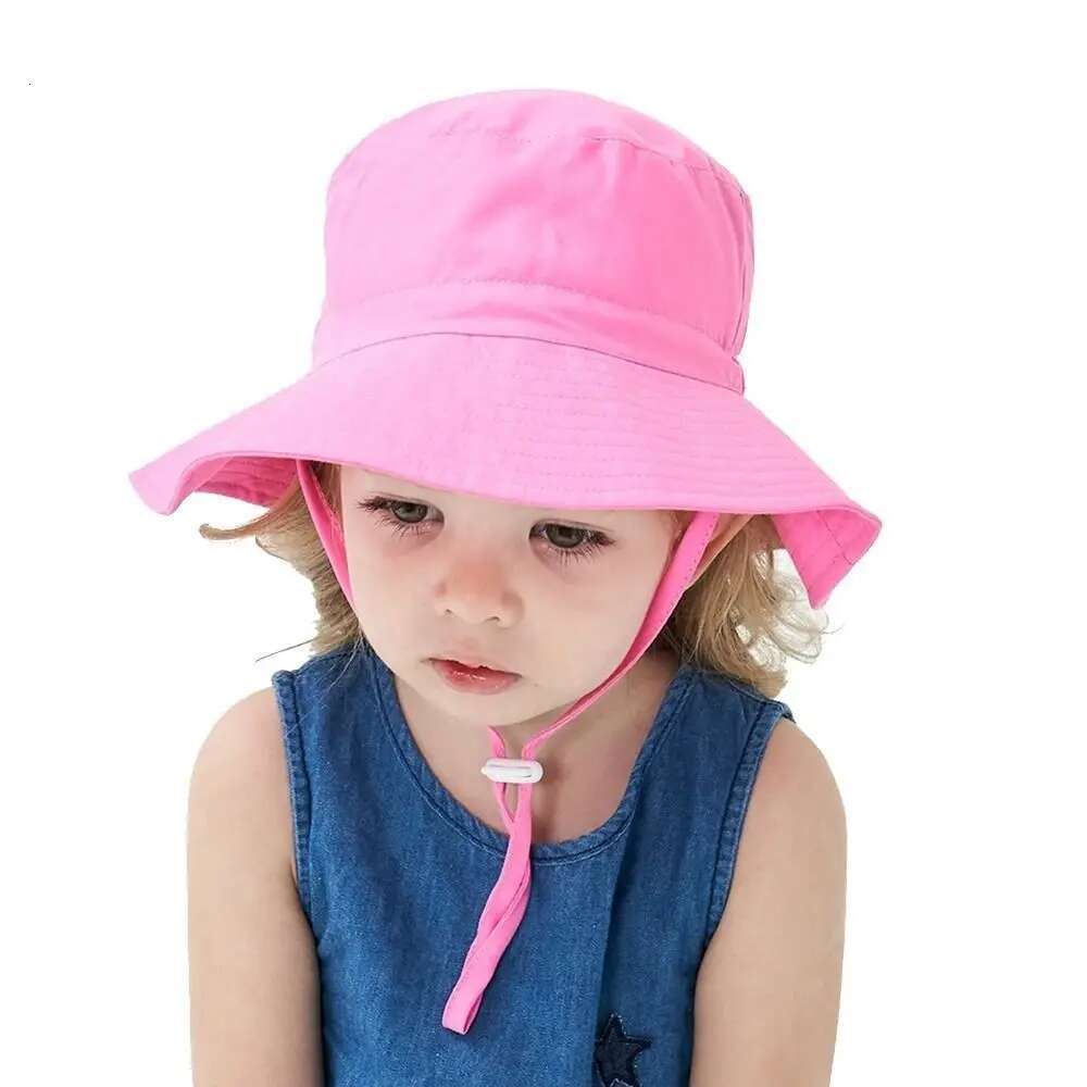 Ddmyshoesvip Summer Baby Sun Hat For Girls And Boys Outdoor Neck Ear Cover Anti UV Kids Beach Caps Bucket Cap Years