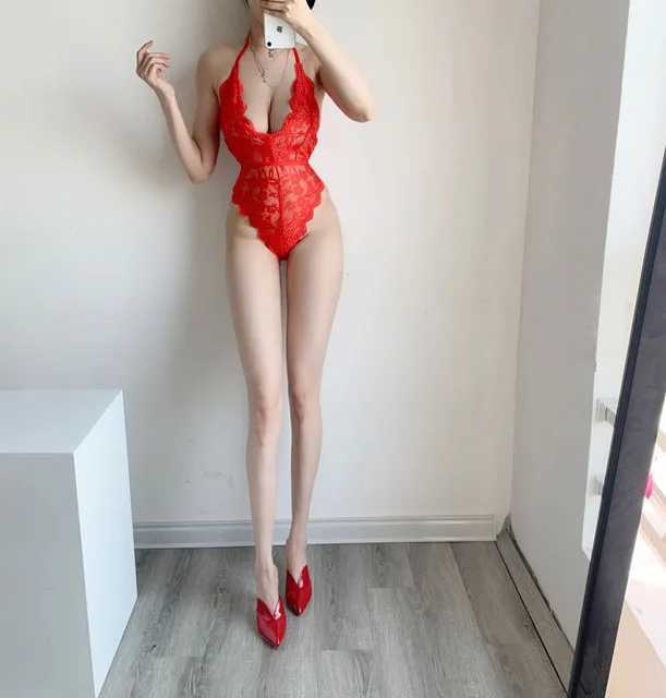 Sexy Woman Lingerie For Sex Porn Lingerie Erotic Hollow Underwear Babydoll Female Costume Lace Dress Sexy Woman Exotic W250220