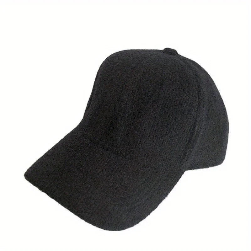 Warm Rabbit Fur Cap Adjustable Sun Shade Windproof Baseball For Men Women Autumn Winter Outdoor Travel ed 250218