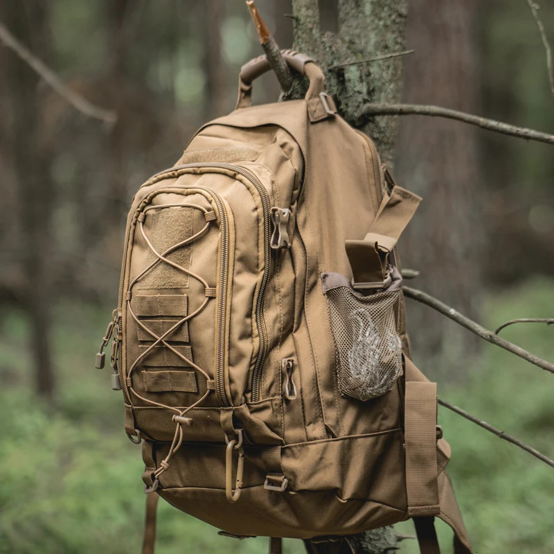65L Outdoor Tactical Backpack Mens Hiking Bag Large Capacity Military Army Bags Travelling Camping Rucksack 250118