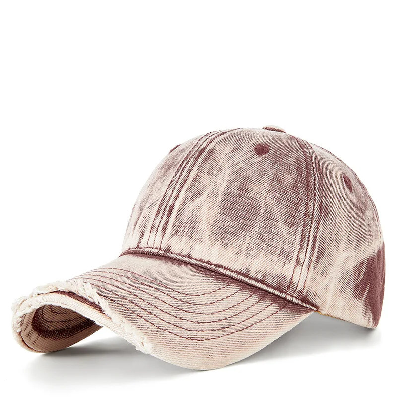 Fashion Denim Washed Vintage Baseball Hat Womens Fashion Hip Hop Snap Cap Mens Large Sun Hat 55-62cm 250214