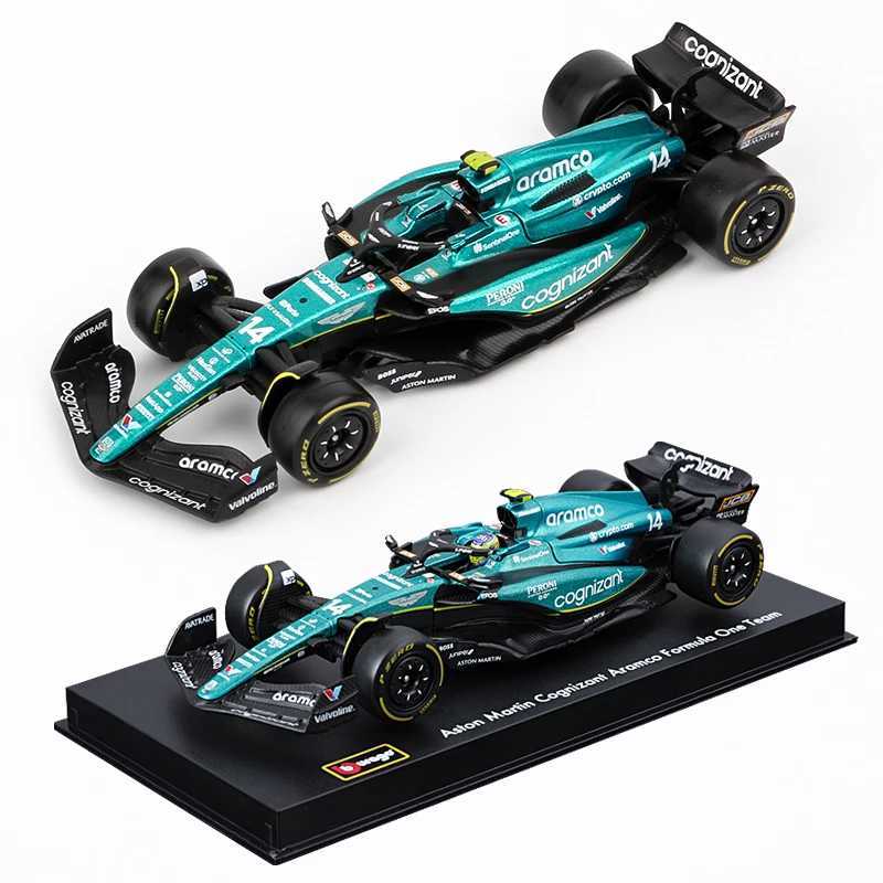 Bburago 1 43 2023 Aston Martin AMR23 F1 Formula Alloy Car Die Casting Vehicle Collection Model Racing ToyXJ250407