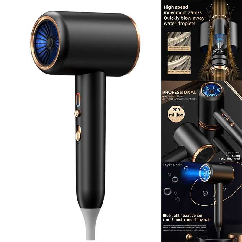 New 3Th Gear Professional Hair Dryer Negative Ionic Blow Dryer Hot Cold Wind Air Brush Hair Dryer Salon Tool W250220