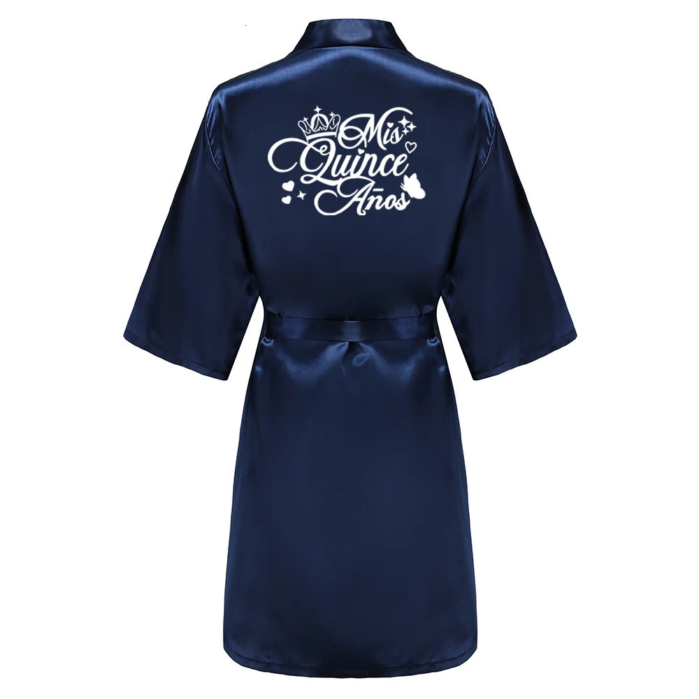 My Fifteen Years Bathrobe Mother of the Fifteen Dress Woman Homewear Party Gift 250219