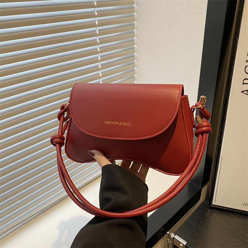 Fashion Handheld Small Square For Women 2025 Spring New Style, Western Style Single Shoulder Underarm Bag, High Grade Crossbody Bag