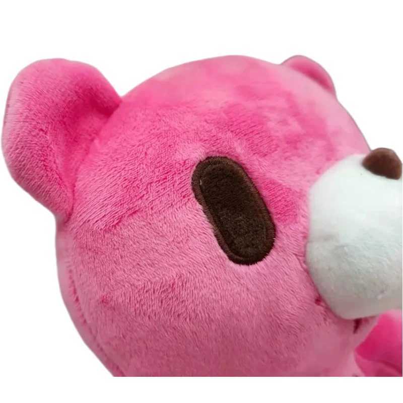 25cm Gloomy Bear Plush Toy Bloodthirsty Pink Bear Soft Toy Cute Teddy Toy Stuffed Animal Pillow for Kids Birthday Christmas GiftT250219