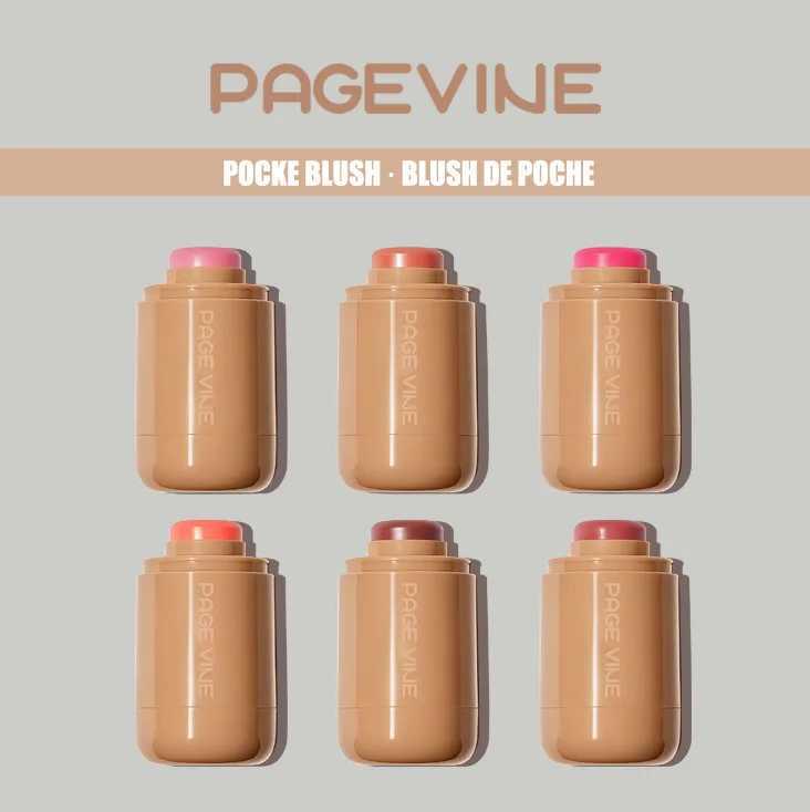 PAGE VINE Pocket B Stick Lip Cheek Hydra Stick Highlighter Brightens Natural Hydrated Skin Creamy For Cosmetics MakeupW250220