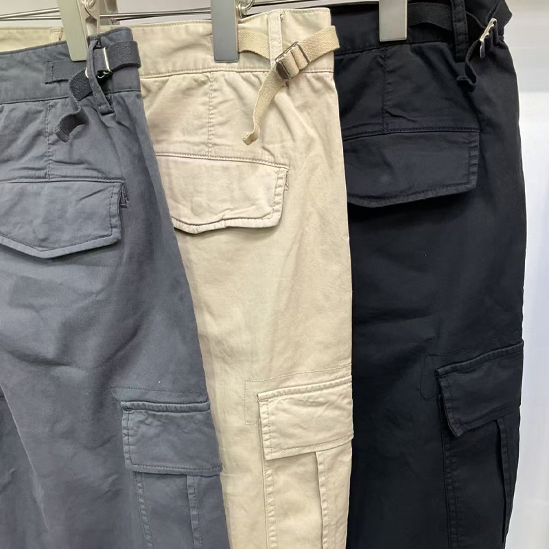 Topstoney Men's Top Quality Designers Trousers Badge Patches Men Women Zipper Track Pant Cotton Casual Cargo Pants Streetwear Overall Sport Cloth