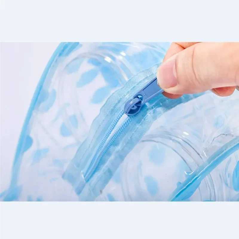 PVC Waterproof Swimming Bags Outdoor Sports Travel Bathing Storage Bag Women Transparent Beach Sea Pool Supplies Z250219