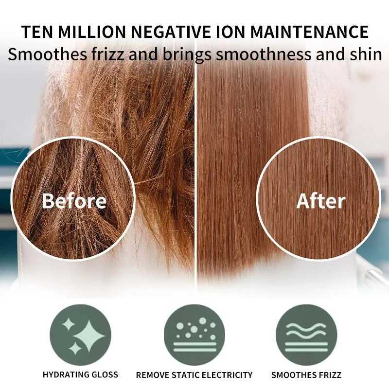 Hair Dryer One Step Electric Hot Air Brush Travel Hairdryer Hairbrush Professional Hair Straightening Hairbrush Styling Tool W250220