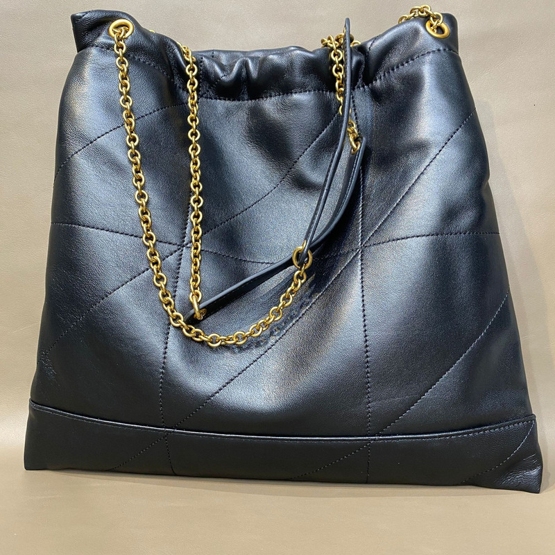 Niche High-End Chain Women's Diamond Tote Garbage Bag Leather Soft Sheepskin Small Fragrance Brand