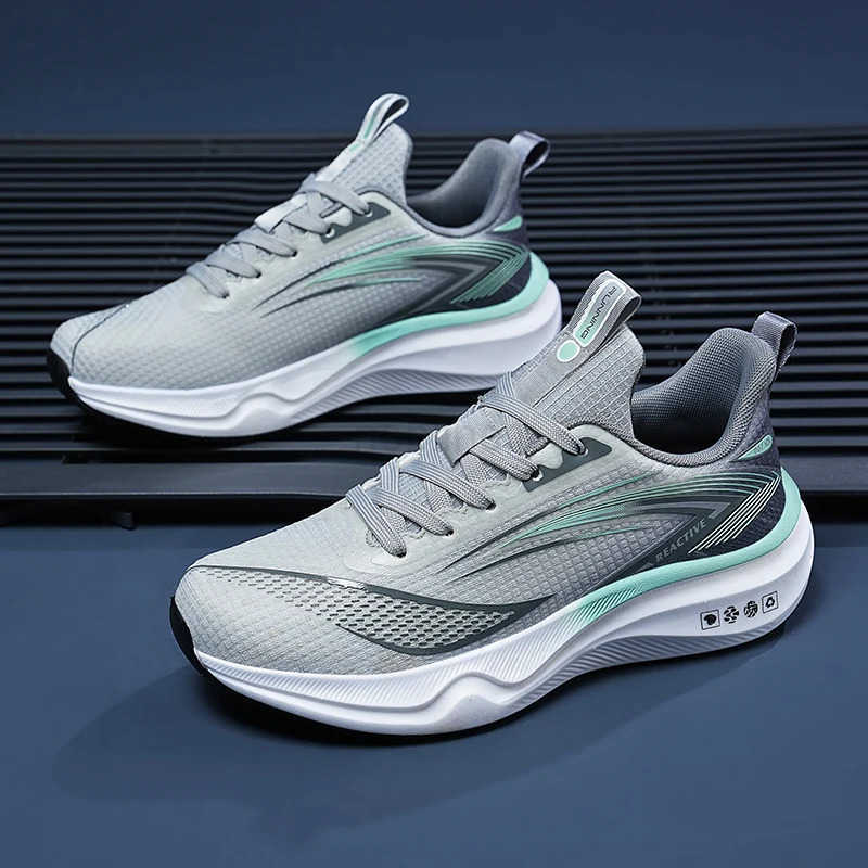 Mens Running Shoes Cheap Outdoor Casual Sneakers Mesh Cfortable Flat Lace-up Summer Gym Shoes Breathable Tennis Shoes for Men Z250318
