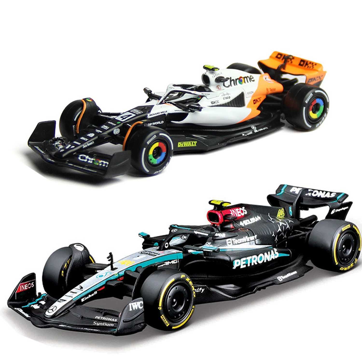 New 2024 F1 Bburago 1 43 McLaren Mcl38 Miami Gp Monaco Gp Amg W15 F1 Alloy Micro Die Casting Model F1 Champion Mcl38 Toy GiftXJ250407