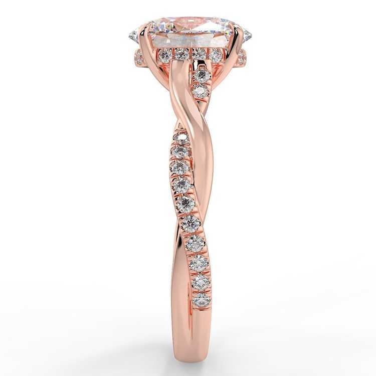 18K Solid Gold 2CT Moissanite Diamond Trendy Rings Pawnable Gold Jewelry 18K Ring