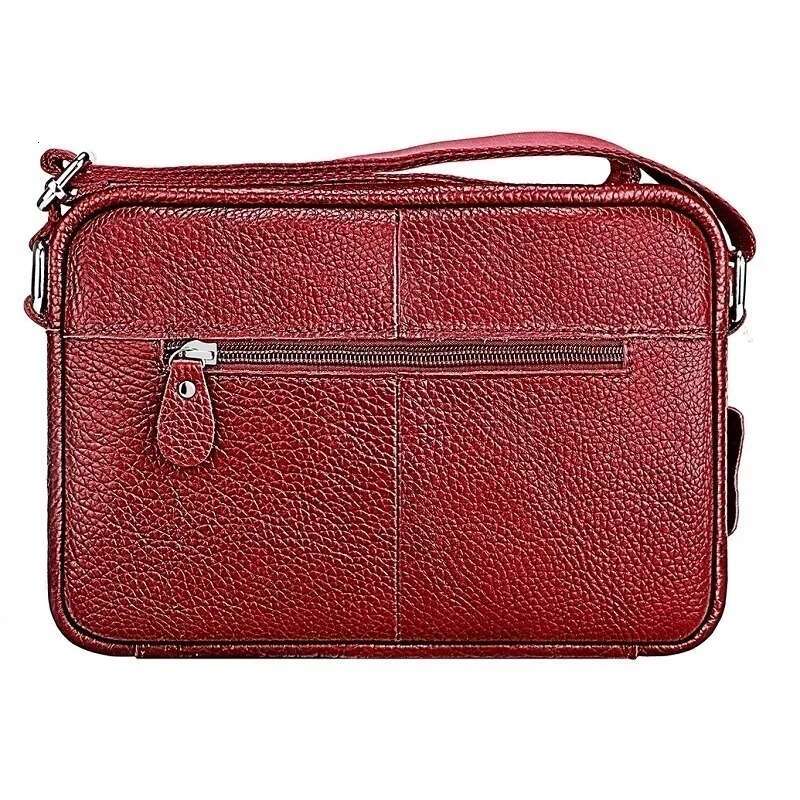 Shoulder Bags Genuine Leather Ladies Crossbody Female Messenger For Women Handbags Square Bag