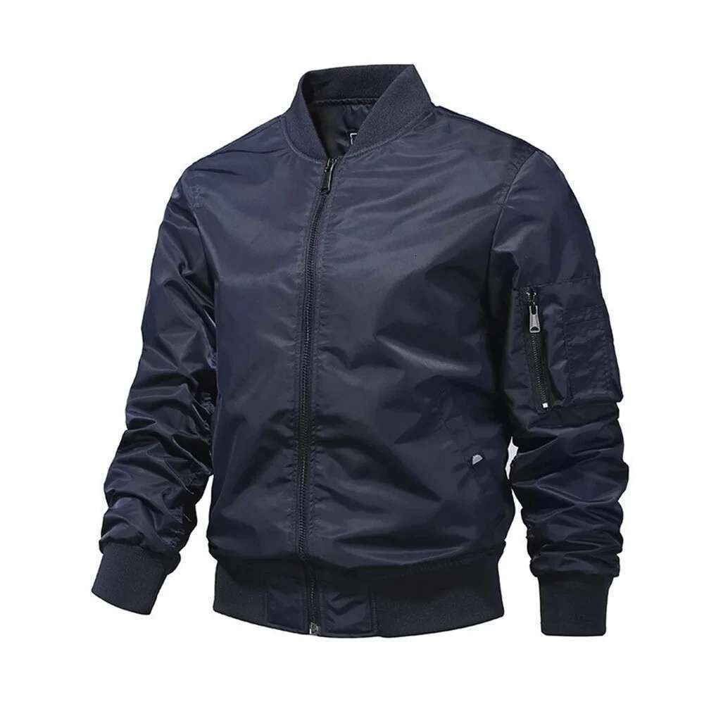 Solid Paper Bomber Jacket Men Fashion Happator Baseball Jacket New In OuterChester Spring Autumn Clothing Zones Bre Jackets For Men S-5XL