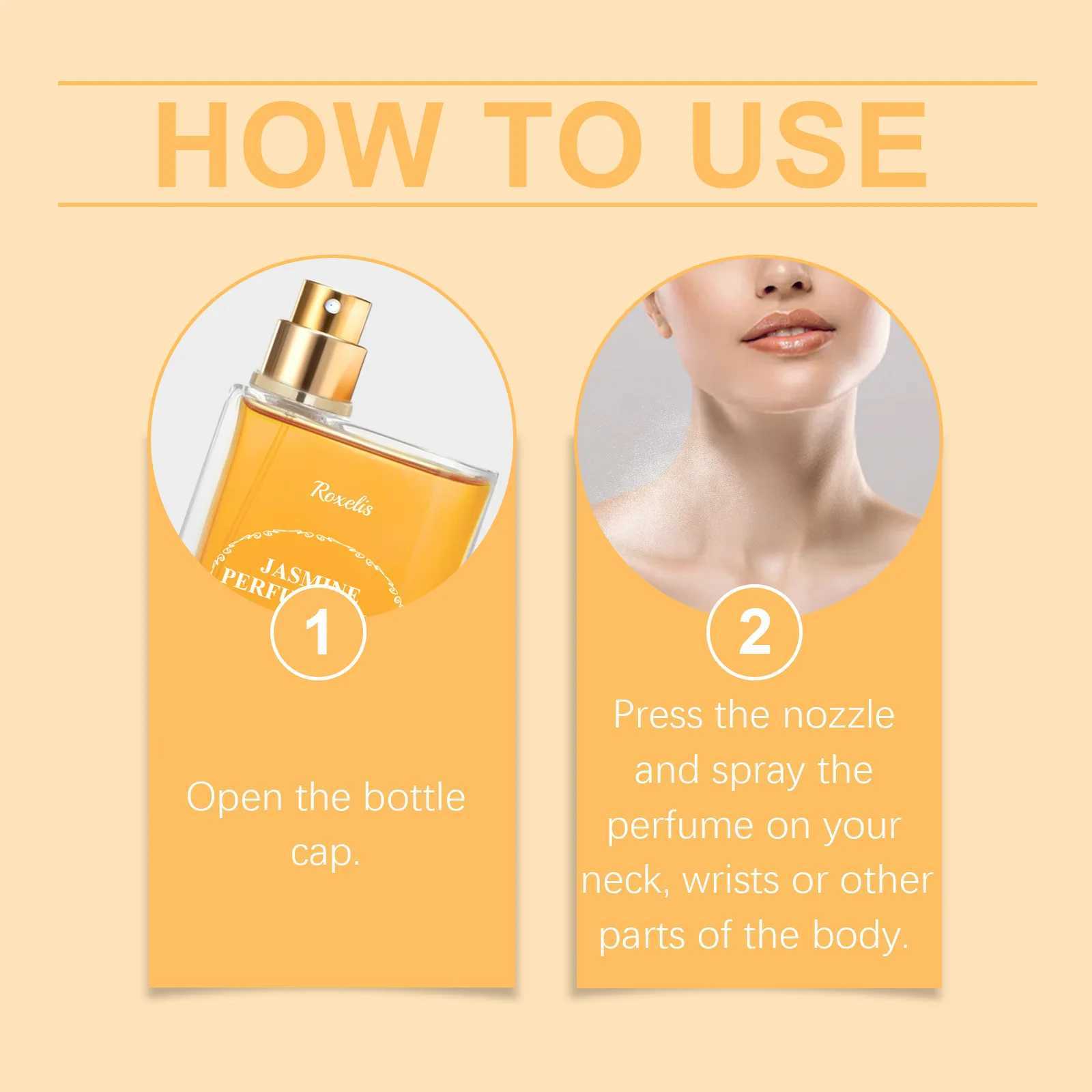 Jasmine Light Fragrance Perfume Attract Pheromone Long Lasting Scent Fresh Dating High Quality Improve Charm Women Body PerfumesXJ250220