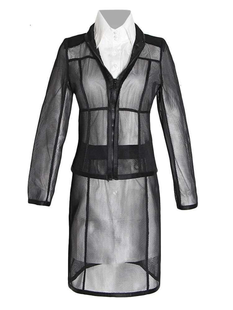 Solid Two Piece Sets For Women Lapel Long Sleeve Tops High Waist Mini Skirt Sexy Loose Set Female Autumn 2025 New