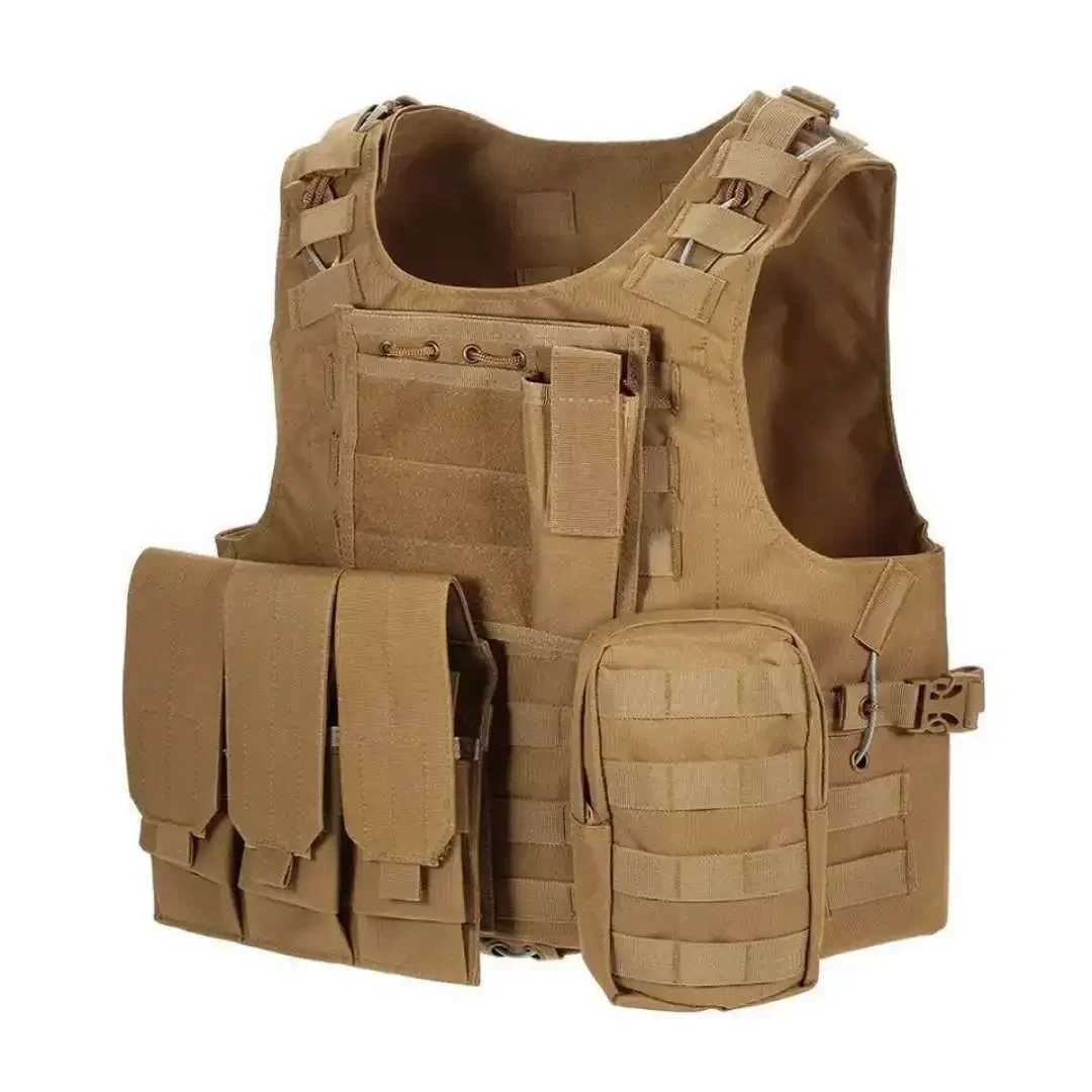 Tactical Vest CS Game Airsoft Assault Molle Vest Equipment Outdoor Clothing Hunting Camouflage Vest Combat Security WaistcoatXJ250219