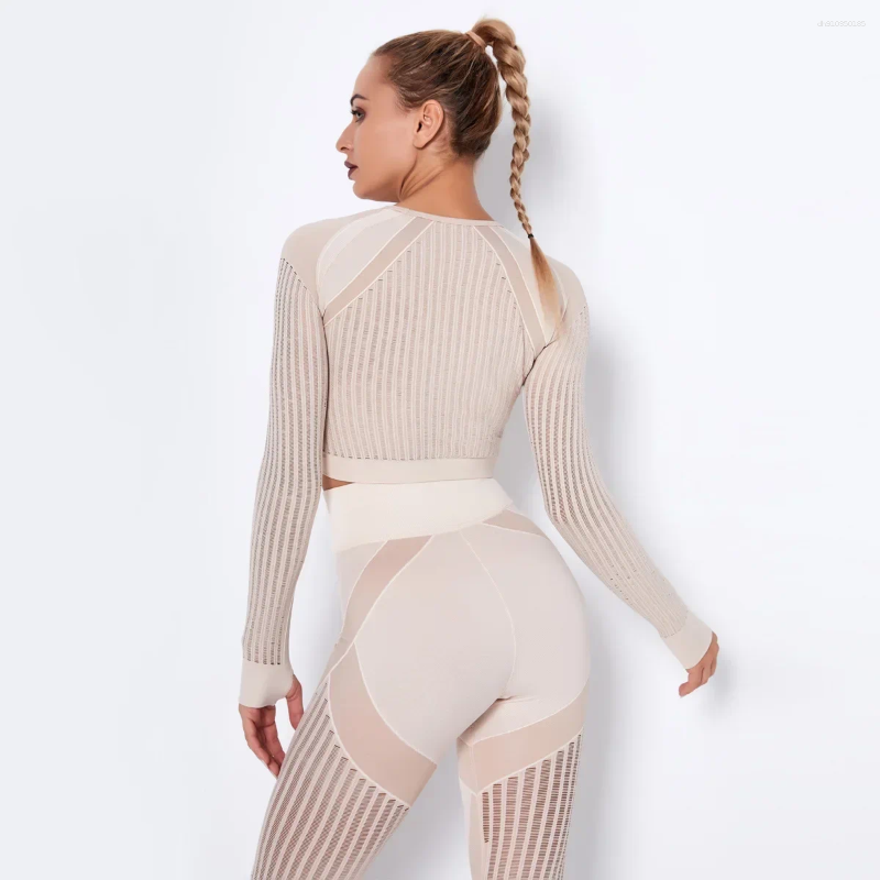 Active Sets Fitness Clothing Training Sporty Leggings Set Gym Wear Woman Yoga Pants Suit Workout Clothes Women's Sports Kit Sportswear