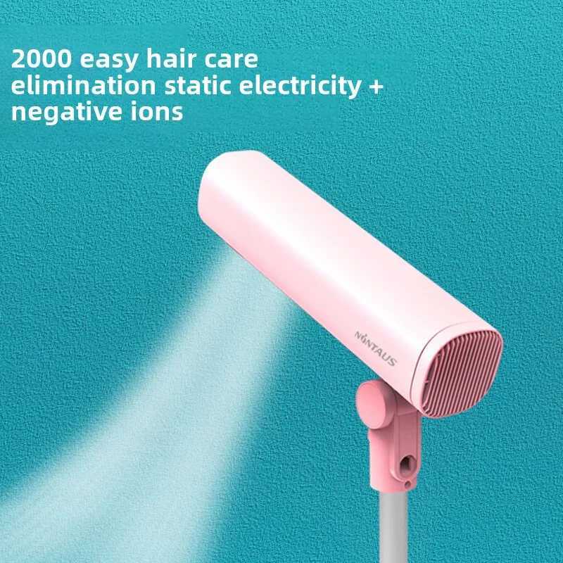 600W Household Vertical Hair Dryers Liberates Hands Negative Ion Hair Care High-power Quick-drying Landing Blow Dryer 220V W250220