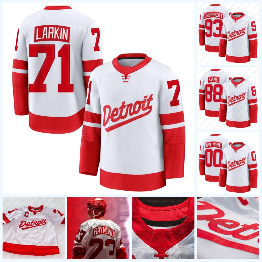 Larkins Lucas Raymond 2025 Stadium Series Jerseys Vladimir Tarasenko Patrick Kane Moritz Seider Ben Chiarot J T Comphe
