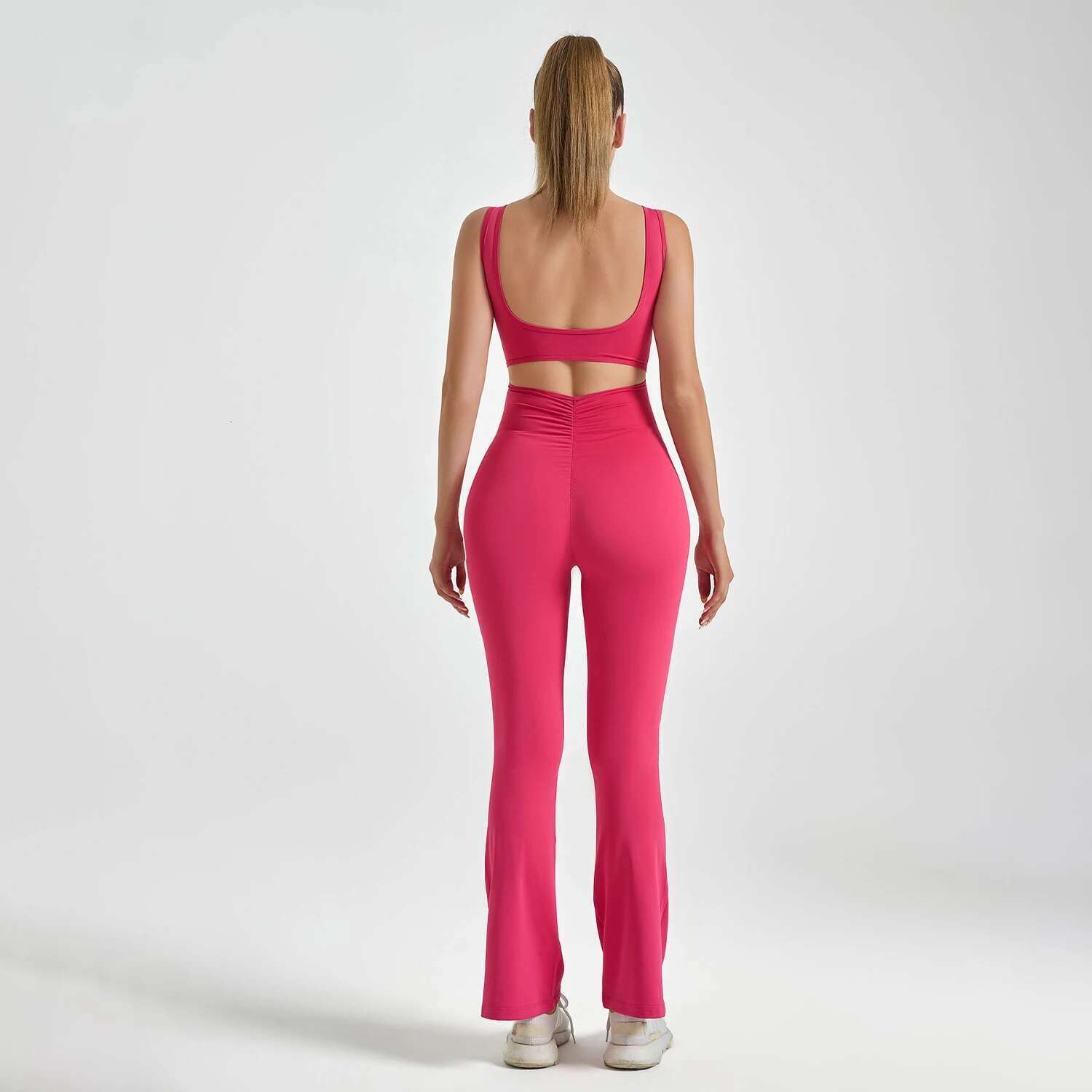 2024 Womens One Piece Tracksuit Jumpsuit Seamless Sportswear Yoga Suit Gym Push Ups Fiess Workout Bodysuit Activewear