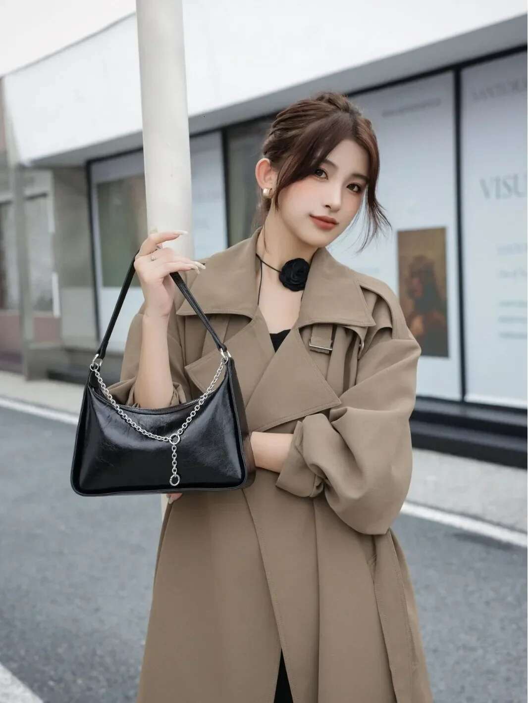 Underarm Cowhide Genuine Leather Handbags Women Vintage Shoulder Female Korean Bag High Quality 2024