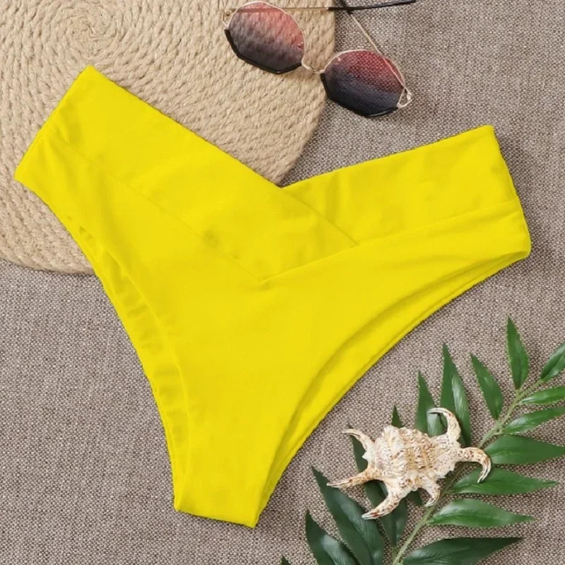 Sexy Vthick womens bikini thong bottom Brazilian semi swimsuit beach suit bath bag sexy swimming 250212
