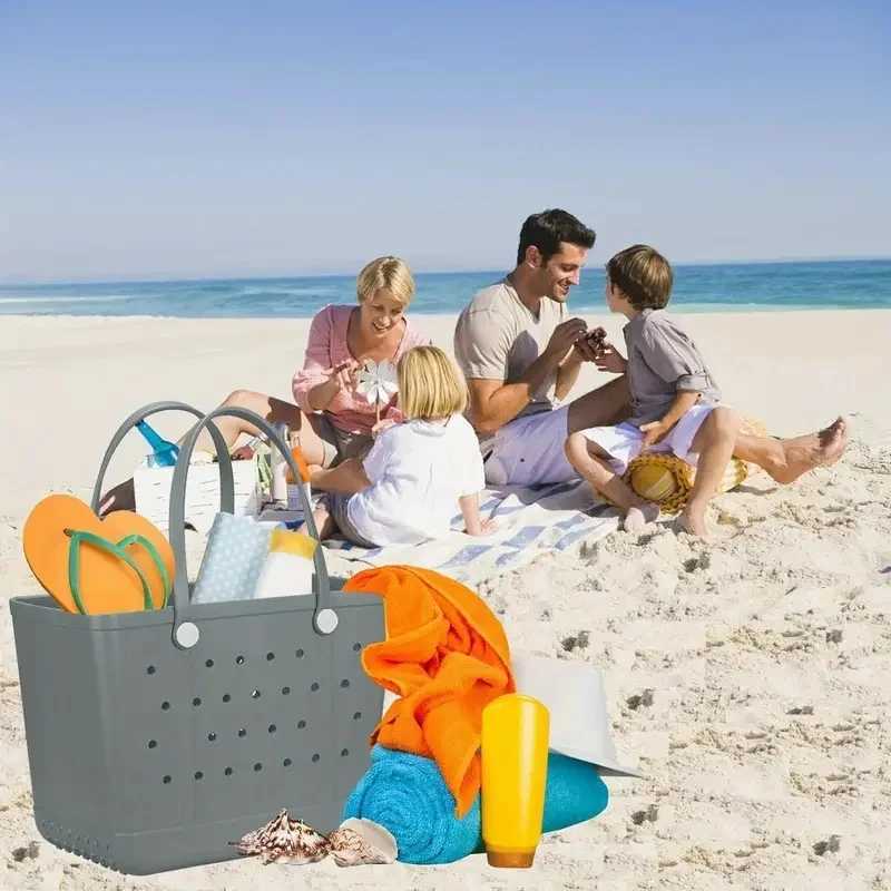 Beach bag for women large capacity travel organizer wallet mobile phone bag casual beach bag fashionable shoulder bag Z250219