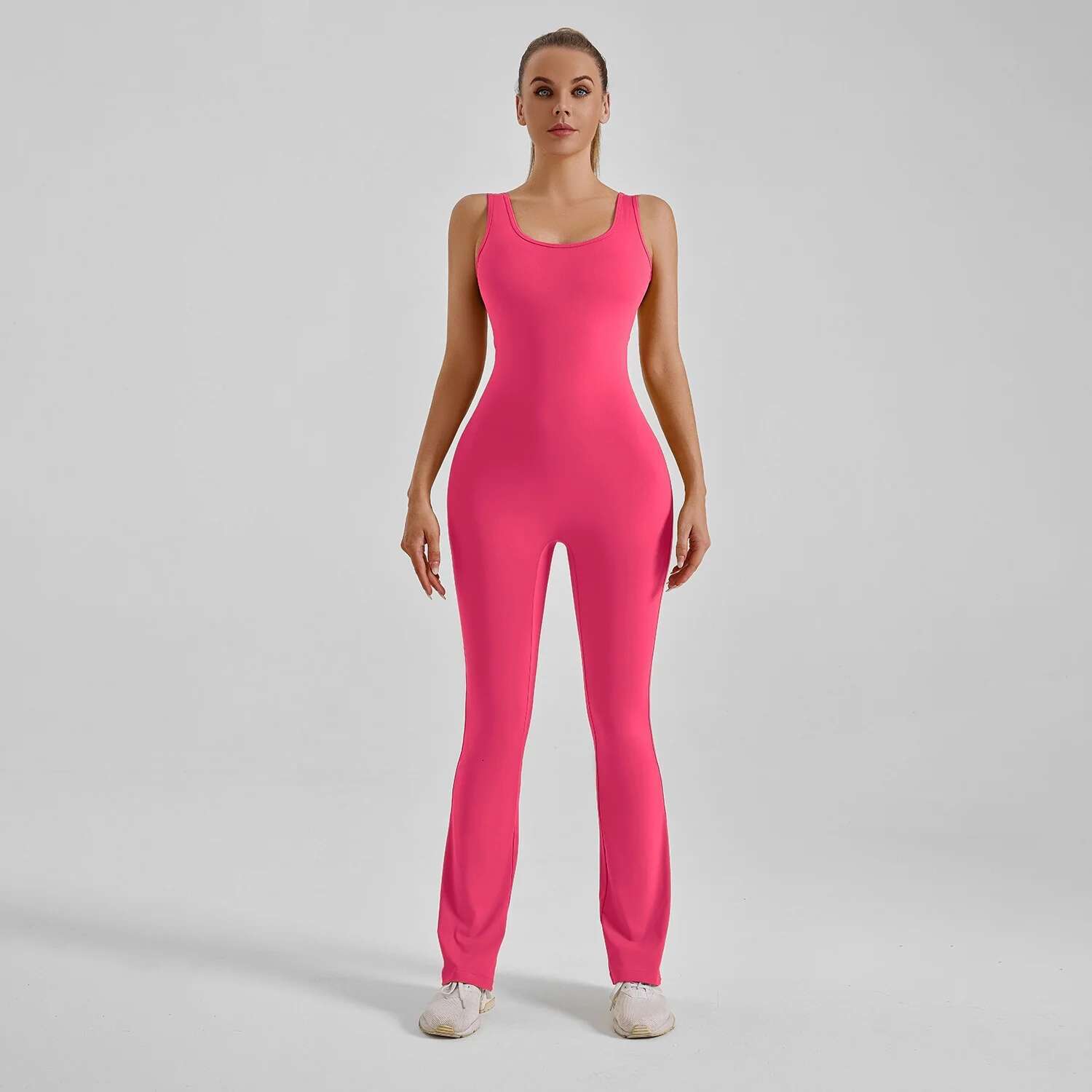 2024 Womens One Piece Tracksuit Jumpsuit Seamless Sportswear Yoga Suit Gym Push Ups Fiess Workout Bodysuit Activewear