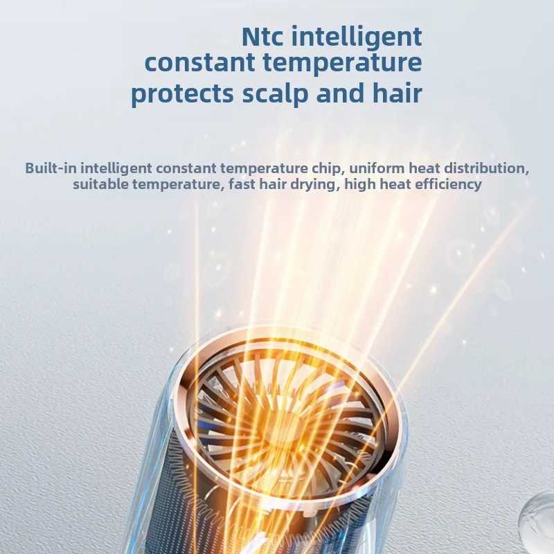 Foldable hair dryer for home use high-speed hot and cold constant temperature salon fast drying negative ion hair dryer W250220