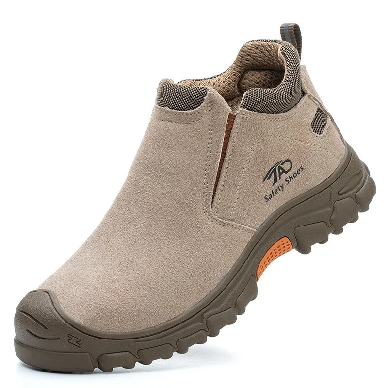 Low Cut Welding Safety Boots for Men Antismashing Construction Work Shoes Puncture Proof Indestructible 250219